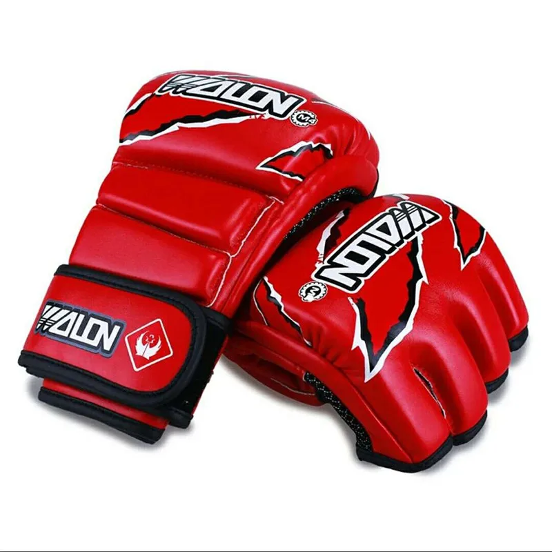Professional Boxing Sparring Gloves Cowhide Leather MMA Fight Punch Bag Training