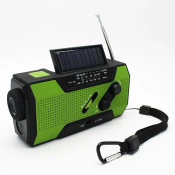 flashlight radio wind solar hand larger