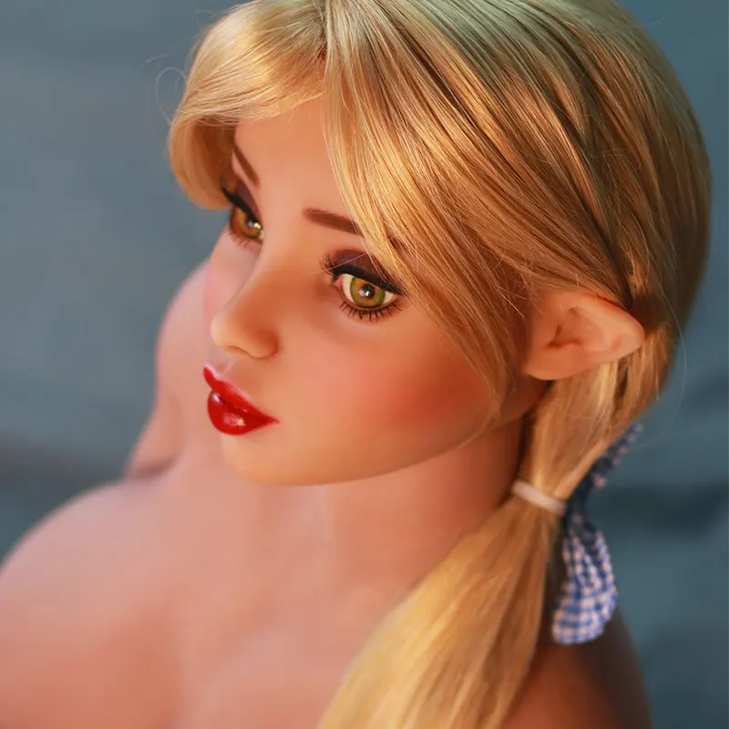 Jnd15-Doll sex silicone elf sex doll 136cm green eyes blonde hair for sex