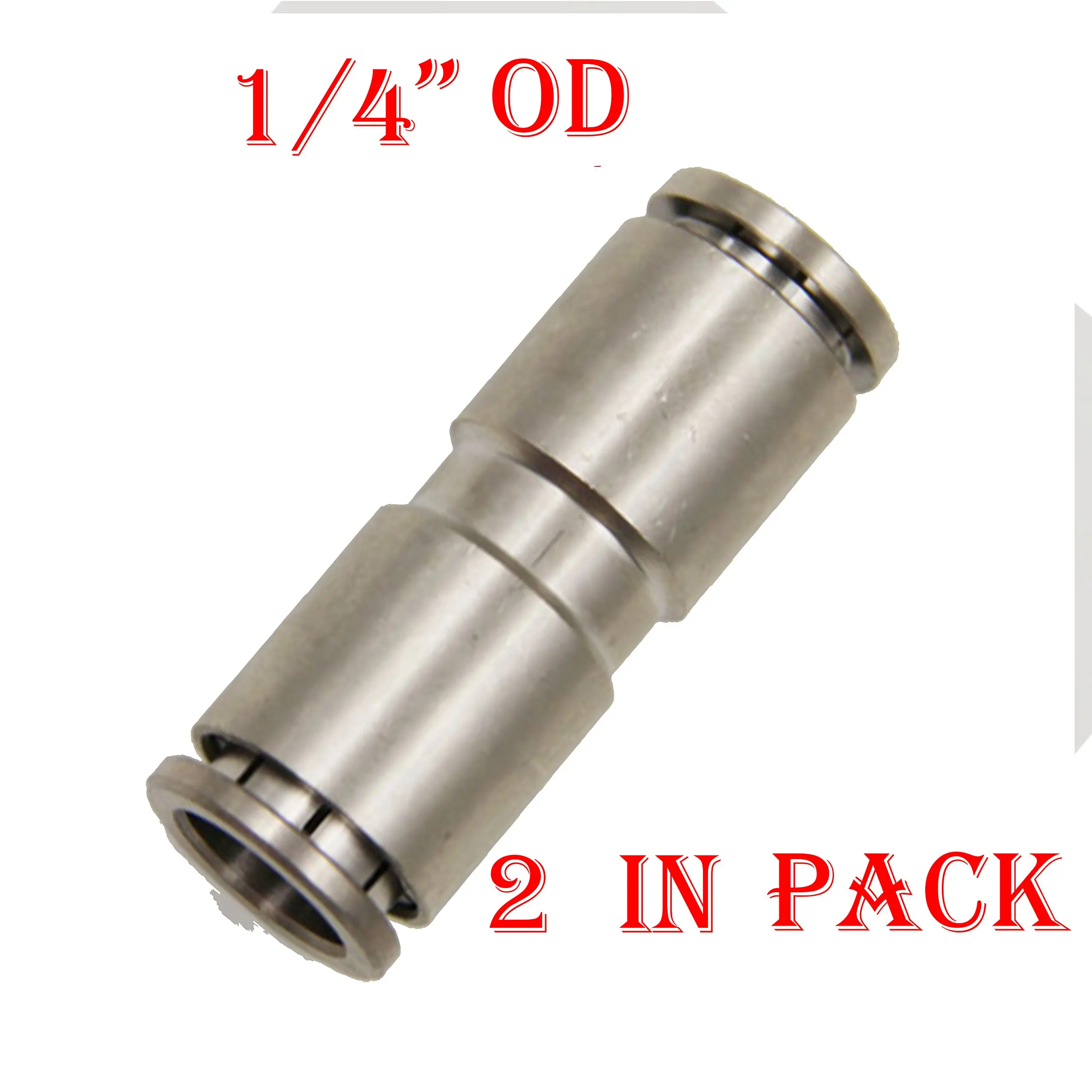 Push To Connect Fittings >> Utah Pneumatic Pack Of 2 Nickel Plated Brass Push To Connect Fittings 1 4 Od Straight Connector Push Fit Fittings Tube Fittings Pneumatic Fittings Air Push To Connect Fittings >> Utah Pneumatic Pack Of 2 Nickel Plated Brass Push To Connect Fittings 1 4 Od Straight Connector Push Fit Fittings Tube Fittings Pneumatic Fittings Air