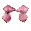 Unique design 38mm 10pcs amethyst amethyst crystal chandelier parts maple leaves drop shape glass lamp parts for home decoration