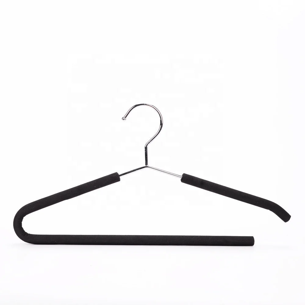Inspring Metal Coat Hanger Bulk Clothes Wire Hanger With Sponge Foam