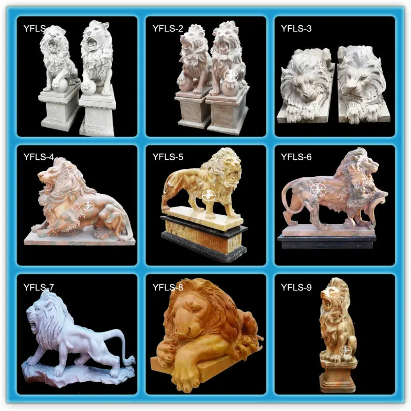 marble lion statue 1