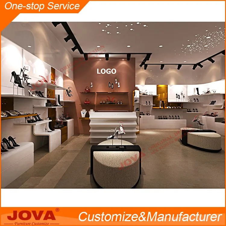 Mall Shoes Hanging Disoplay Stands Retail Shoe Rack Display Design