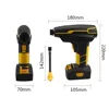 Portable mini inflaor Handheld digital tire air inflator Car air pump Car Air Compressor with battery