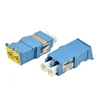 Optical w/o flange lc/pc duplex fiber optic lc adapter with shutter