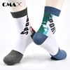 Hot selling cheap mens crew socks spandex cotton polyester performance training fashion men sports sock