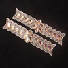 YALI Readymade Red Glass Stone Crystal Beads Neck Patches