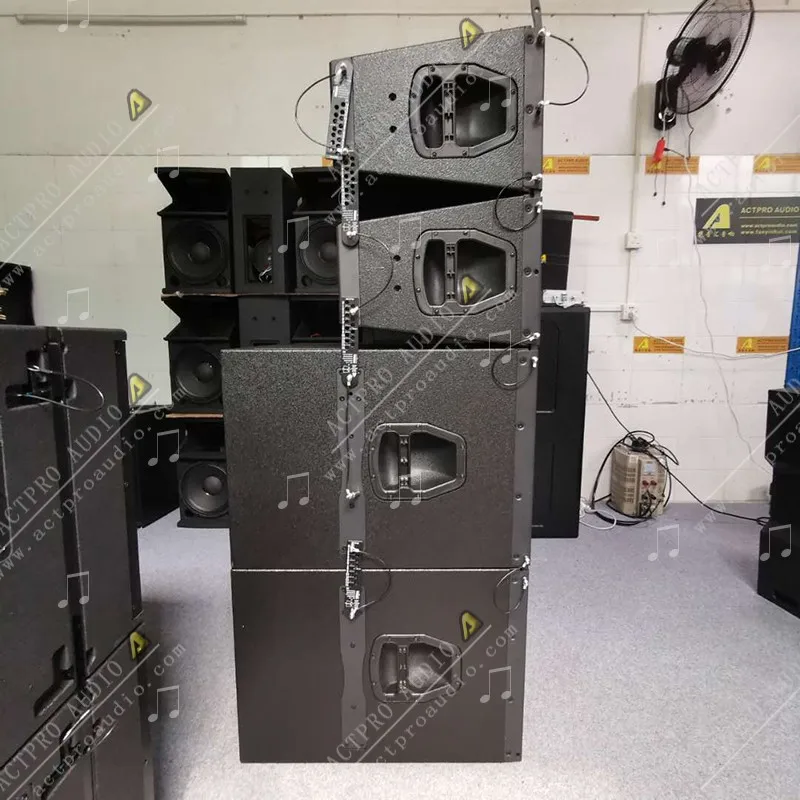 Q1 Audio Line Array Speaker Q1 V8 Double 10 Inch Powered Line Array Pro