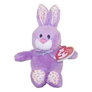 Ty Basket Beanies Bloom - Purple Bunny