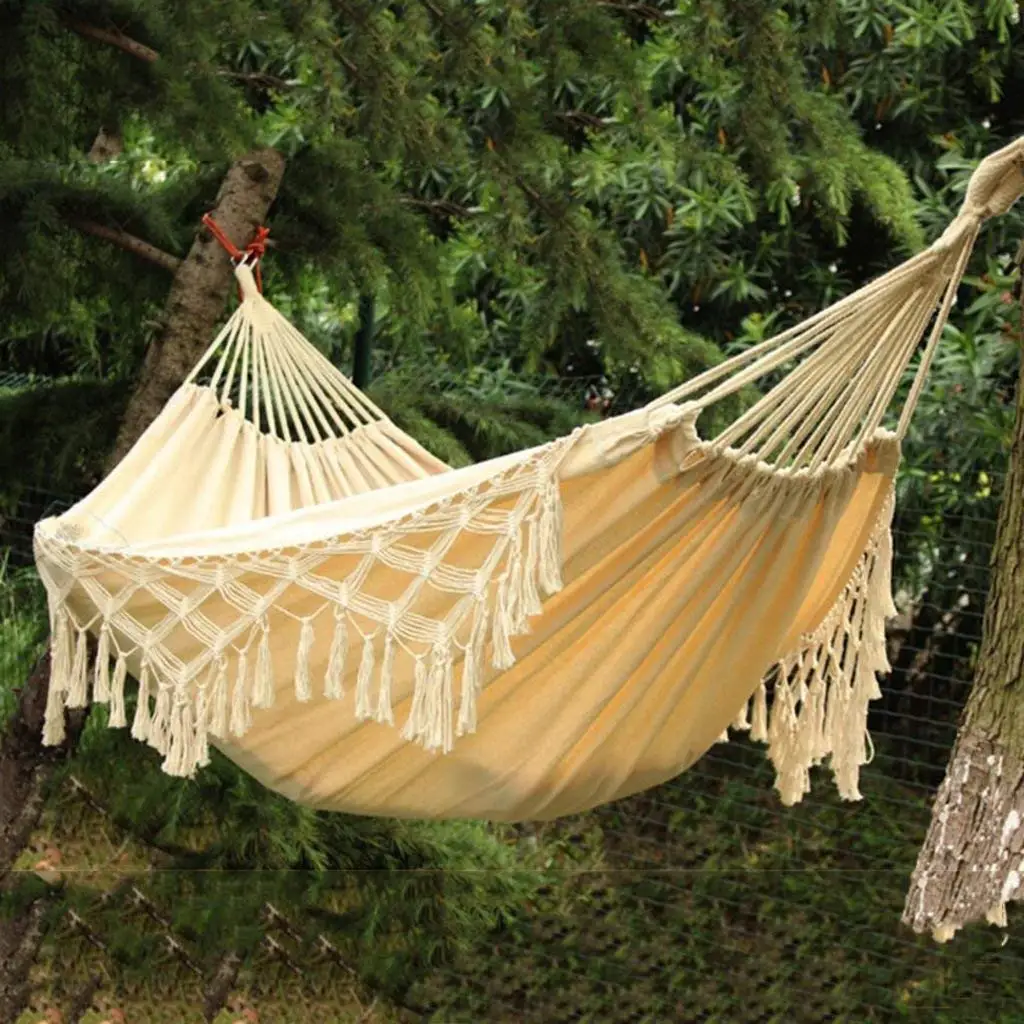 Ren Chang Jia Shi Pin Firm Hammock outdoor hammock indoor children adult swing double home cotton swing