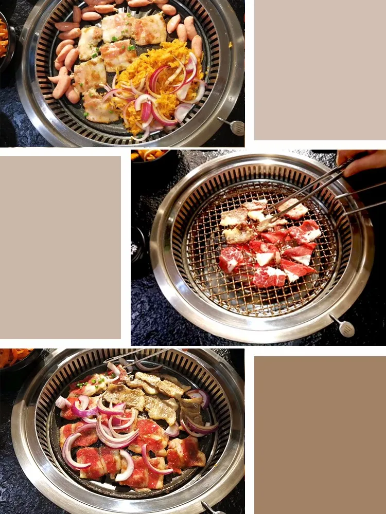 Hot Sale Oem Korean Barbecue Grill Tabletop Smokeless Electrical Indoor ...