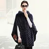 European Denmark Attractive Design Women Real Fur Coat 100% Fur Poncho Fashon Lady Cape Mink Fur Shawl