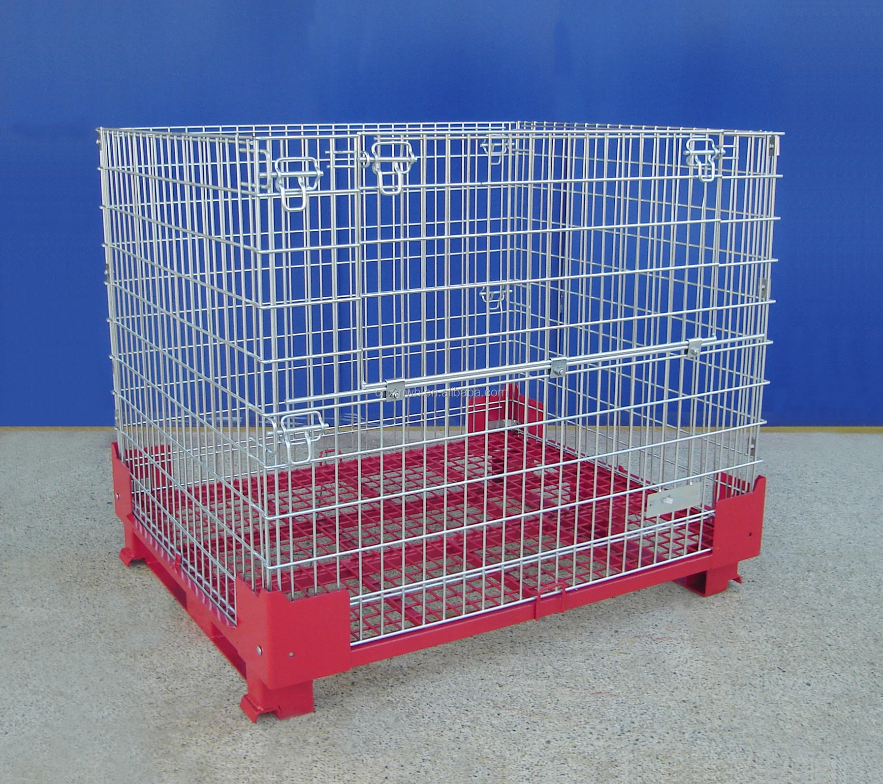 Warehouse Wire Mesh Pallet Cage Wire Container Buy Cage,Wire Mesh