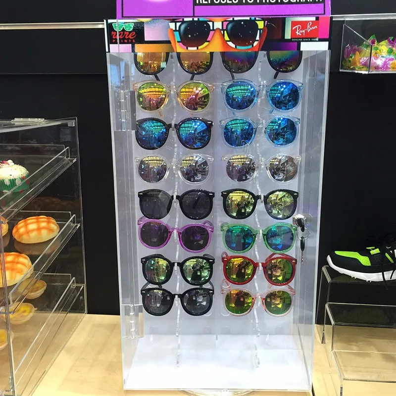  Kacamata Akrilik Rak Display Meja Sunglasses Retail 