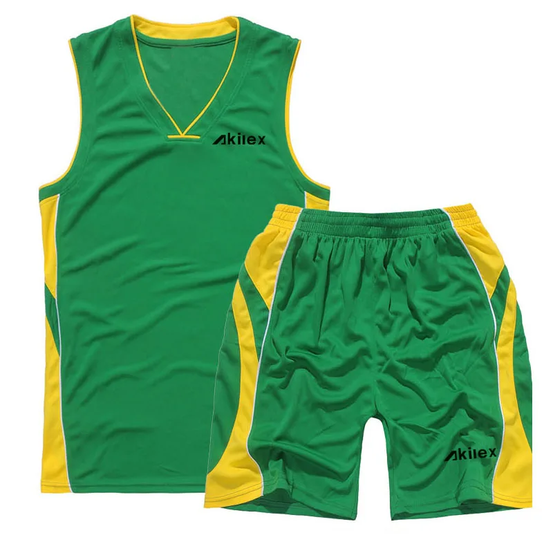 green and yellow basketball jersey