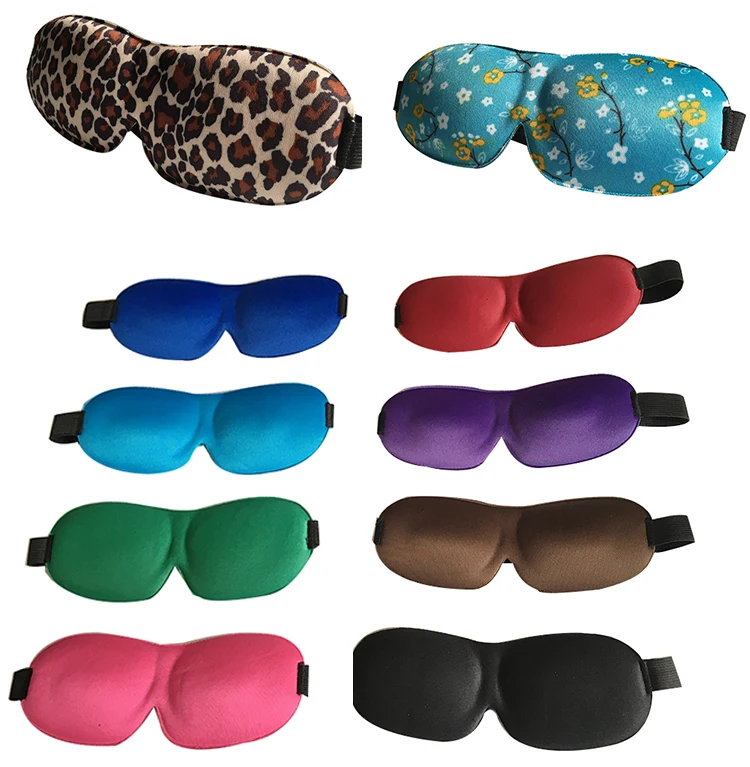 Three Dimensional Eye Sleep Mask 3d With Pu Earplugs Buy Polyester
