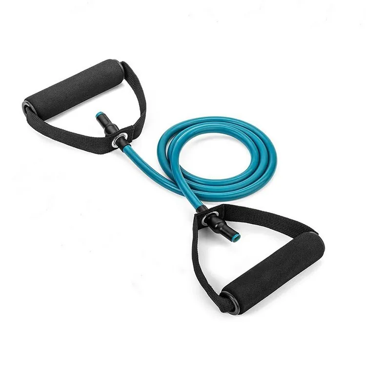 Single Resistance Band Exercise Tube With How To Use Exercise