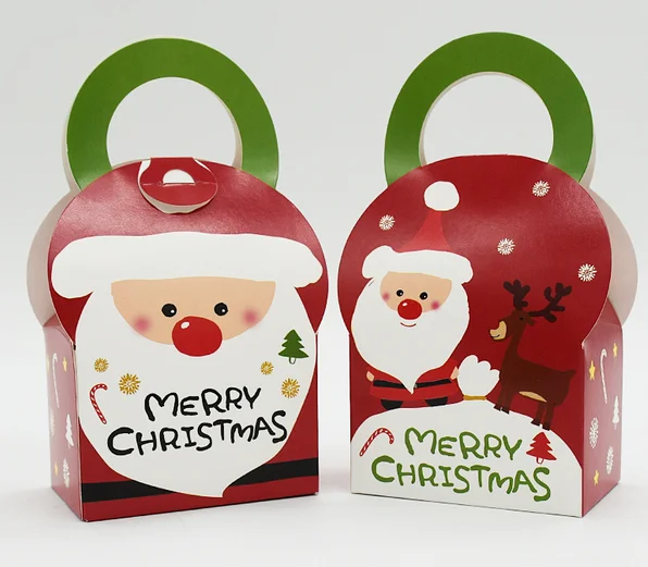 Amazon.com: 16pcs christmas gift bags,christmas tote bags with handles, christmas treat bags Christmas Carry Box/ Food Carry Box - Buy Christmas Gift Boxes,Christmas Cake Boxes,Food Carry