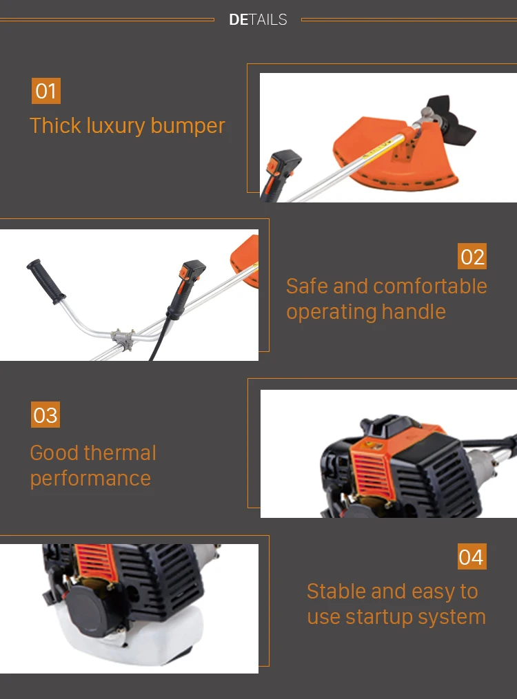 O O Power CG330 26mm Petrol Engine 33cc Brush Cutter