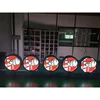 Outdoor P6 Round LED Advertising Screen Waterproof Aluminum Cabinet Patent HCM LED Display
