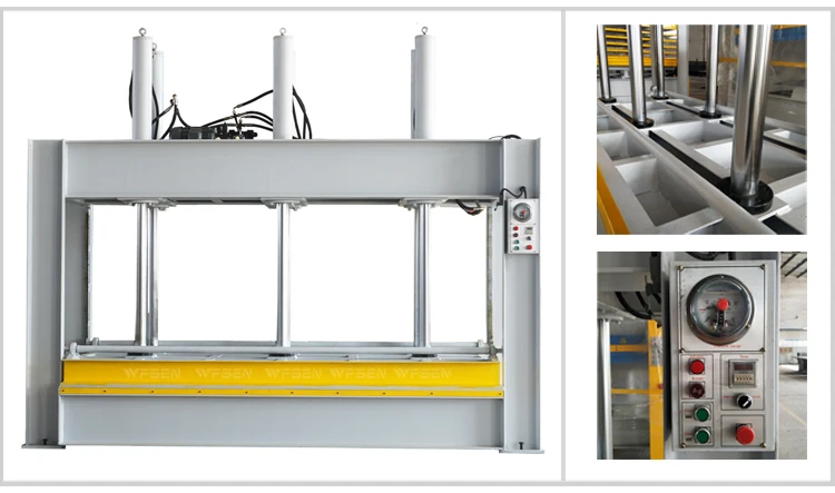 Automatic Hydraulic Veneer Laminate Wood Door Woodworking Cold Press Machine For Plywood