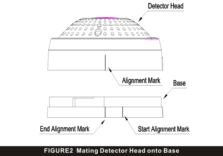 AW-CSD811 Conventional Mini Smoke Detector