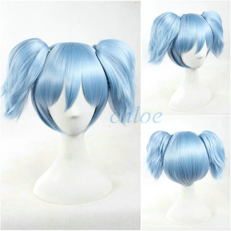 short pigtail wig