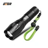 Waterproof Torch High Lumens Mini Ultrafire Aluminium T6 Tactical Rechargeable Adjustable Focus LED Flashlight