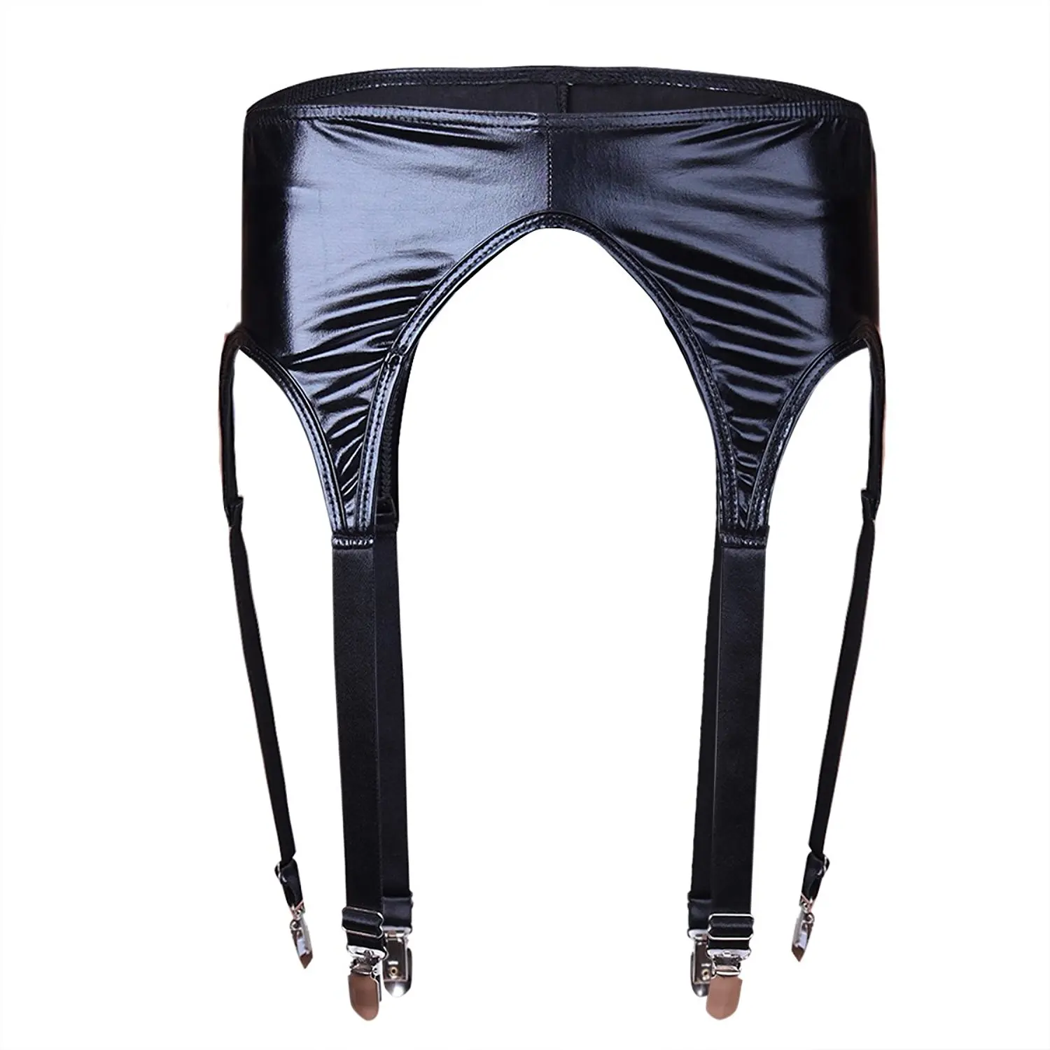 garter belt with metal clips
