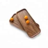 Japanese family Acacia wooden tray hotel tableware coffee plate solid wood tea plate dinner plate
