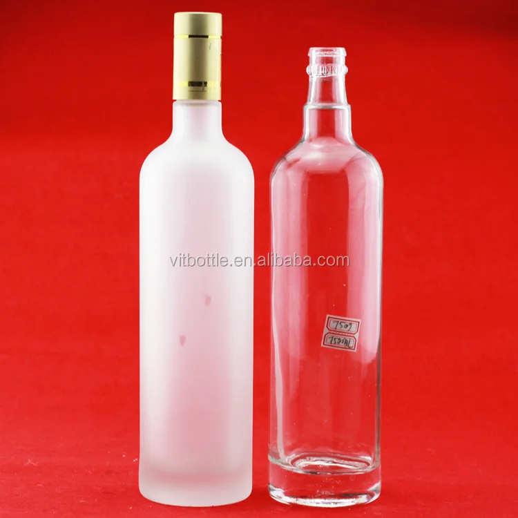 750ml Custom Tequila Bottles Guitar Shaped Wine Bottle Transparent