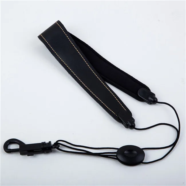 Factory Wholesale Saxophone Leather Strap Black Alto Saxophone Neck