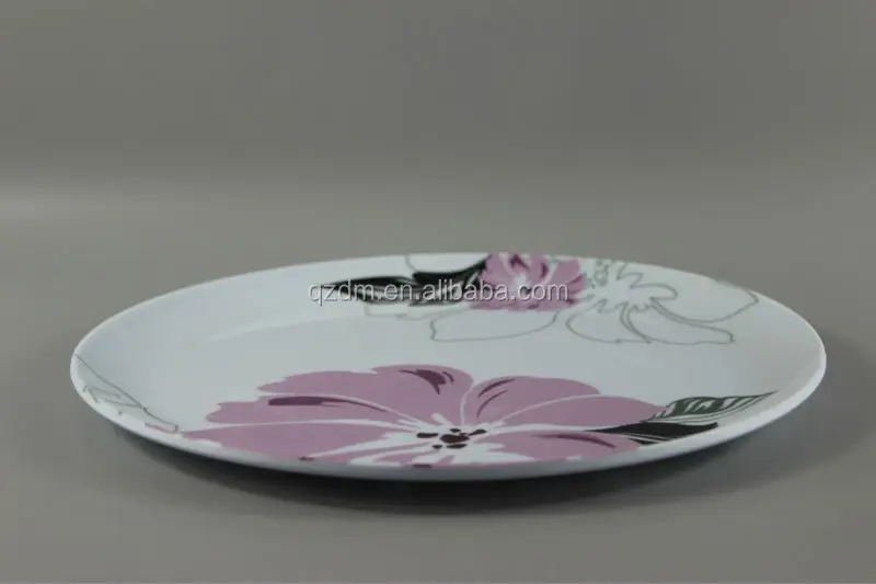 Flower Print Plastic Plates/Melamine Plates