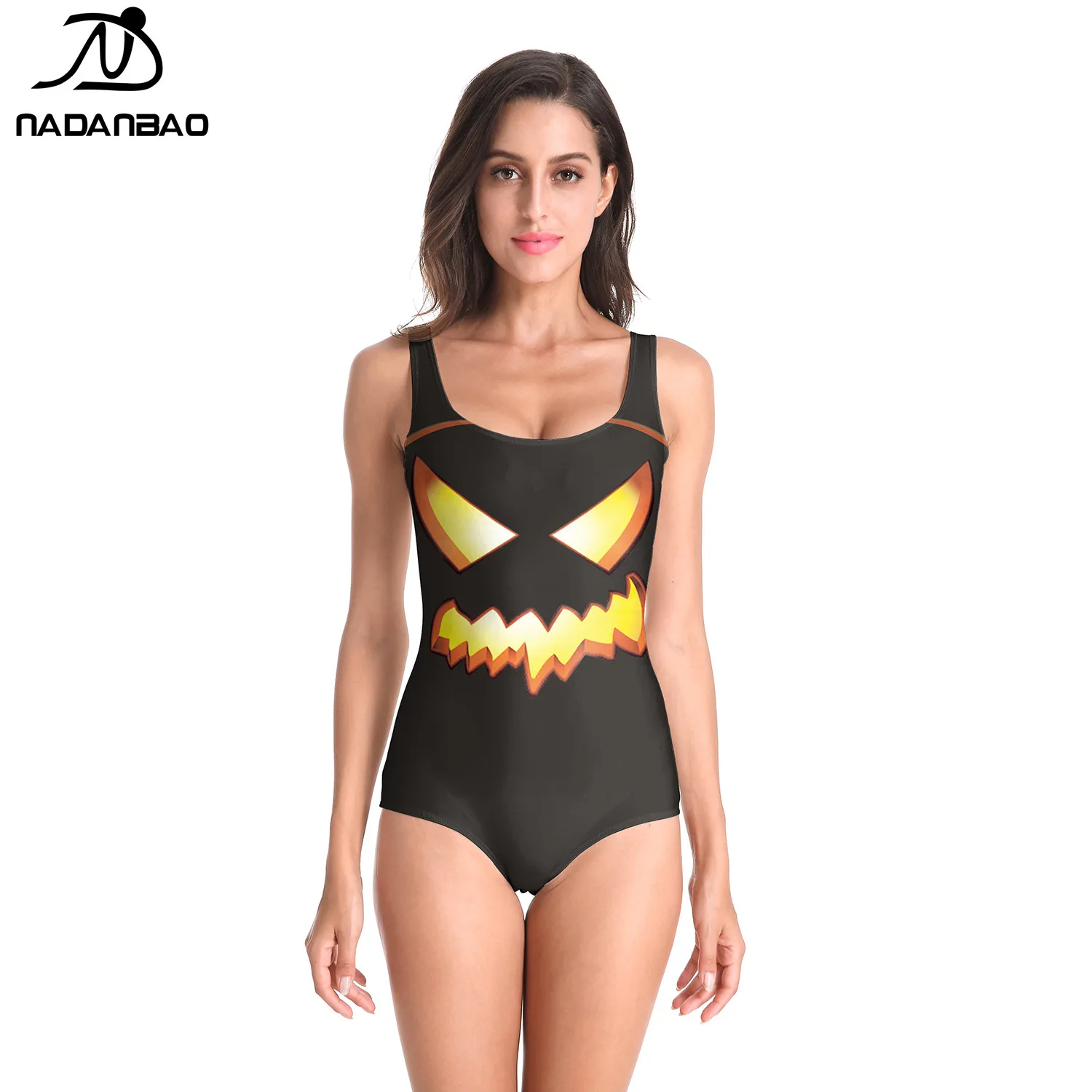 Nadanbao Brand 2019 Best Selling Custom 3d Printed Beachwear Sexy Bathing Suits One Piece