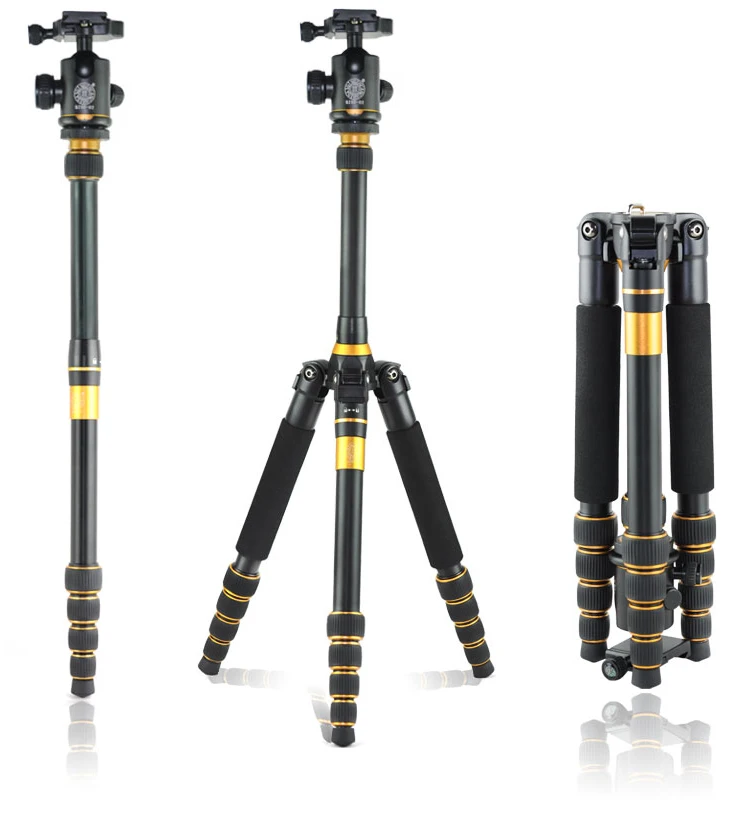Q777 Aluminum Alloy Digital Camera Tripod Parts And Accessories 1490mm