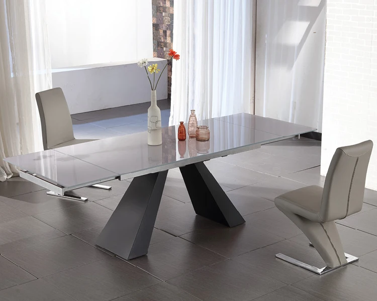 High Quality Extensible Glass Top Dinning Room Table And Chairs Buy