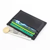 Custom Logo Minimalist Genuine Leather Slim Card Case Double Sided Leather Credit Card Holder