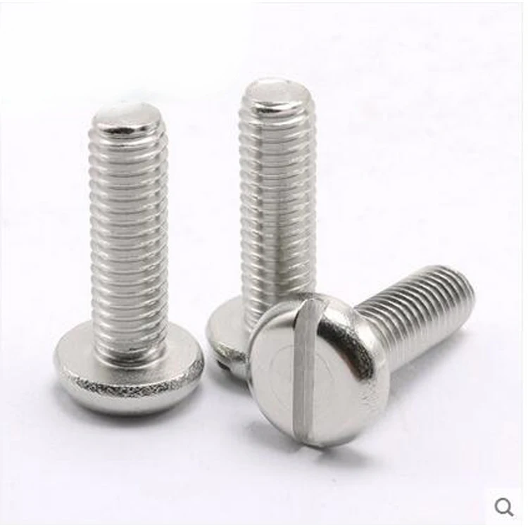 high quality DIN84 DIN85zinc plated carbon steel Slot pan Head Screw with ISO9001