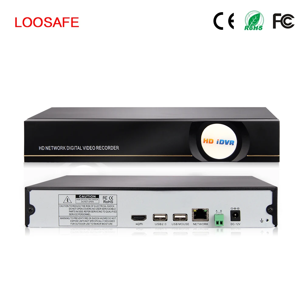 Loosafe 4k H.265 Nvr System 4ch Onvif 