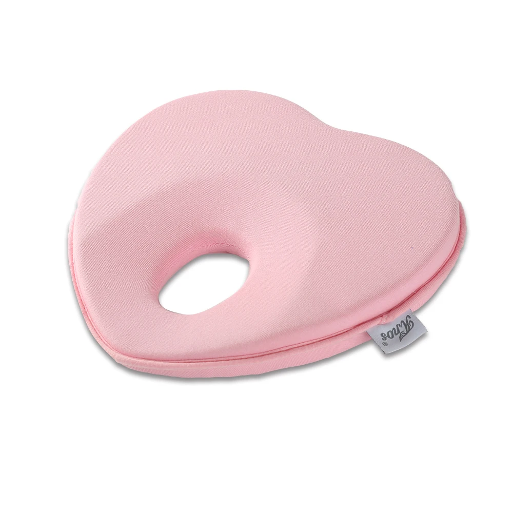 Toddler Pillow Bamboo Organic Cotton Protective Flat Head Sleep Nursing