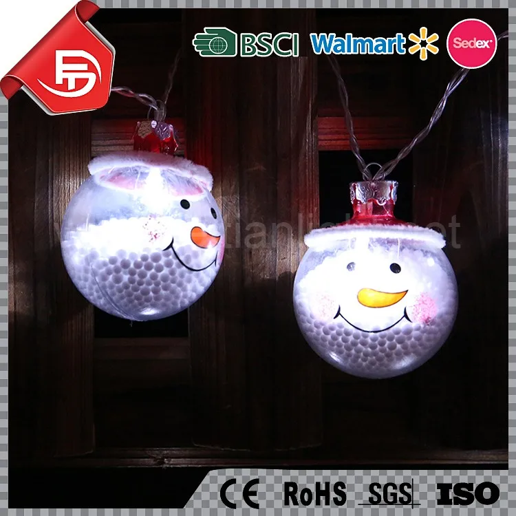 Tzfeitian Standard Led Grosse Boule De Neige Lumière De Noël Bonhomme De Neige Led Lumières