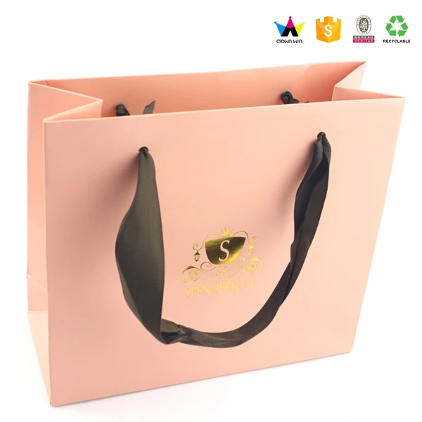 Custom High End Paper Bags With Your Own Logo Custom High End Paper Bags With Your Own Logo