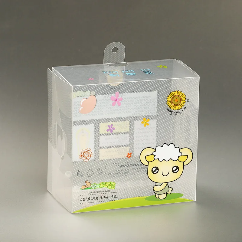 High Quality Uv Printed Toy Plastic Box Packaging With Hanger