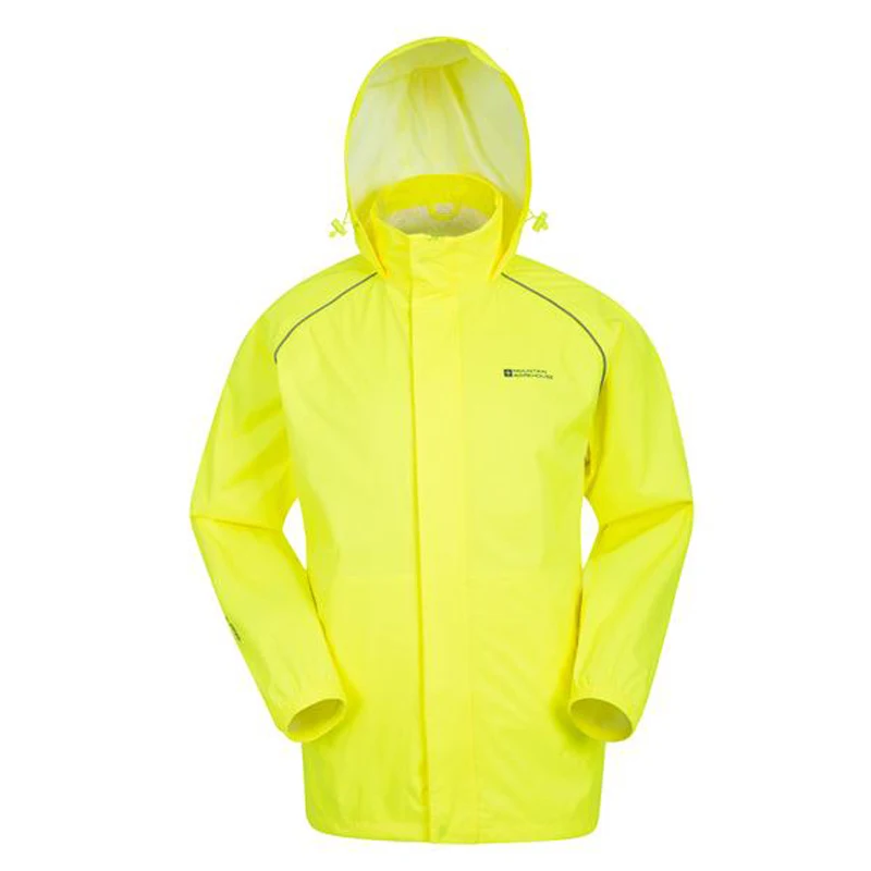 FASHION 2019 Wholesale Factory OEM Strong Waterproof 100 % Nylon & PU Fashion Raincoat For Men