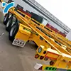 Best Price Trailer Independent Axles Container Skeleton Semi Trailer Used Container Chassis