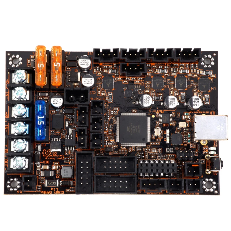 3d Printer Einsyrambo 1.2e Mainboard Mk3 Board For Prusa I3 With 4 ...