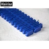 Hairise Blue 7400 Transfering Apertures Flat Top Modular Belt for soft foods,packaging from manufacture factory China