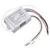 3 Way Port ON/OFF Wireless Digital RF Remote Control Switch Receiver Transmitter For Light Lamp 220V