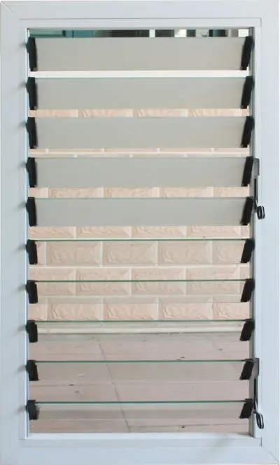 Latest window design for house UPVC window blind /glass shutter window with fixed and casement